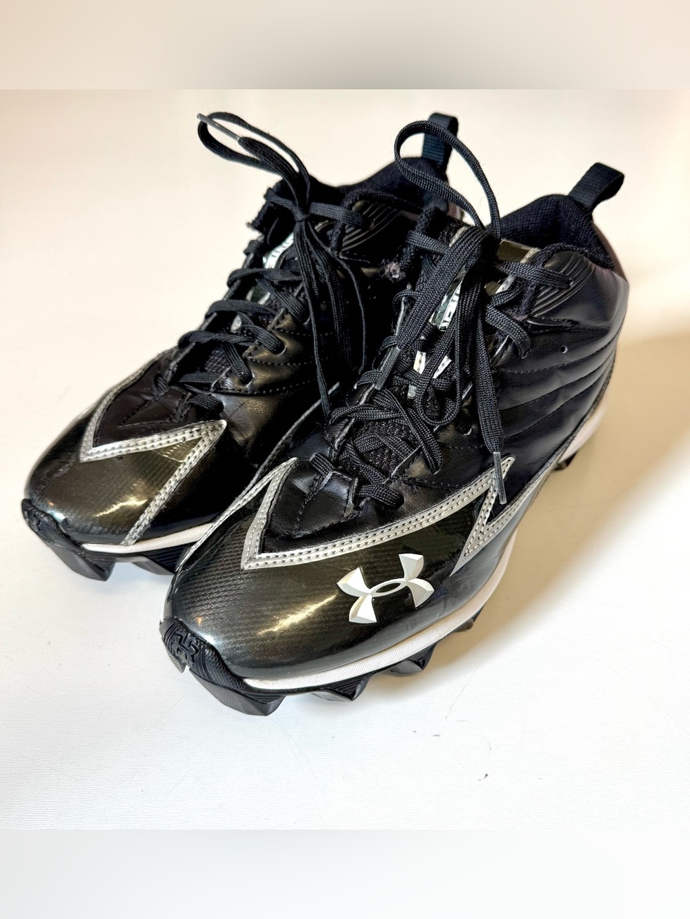 Under Armour Hammer III 1208545-001 Men's Football Cleats Black US Size 8.5
